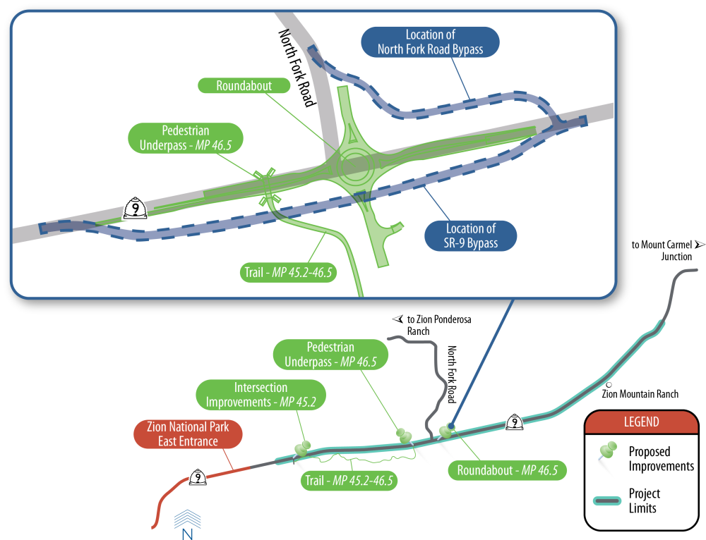 Udot construction map